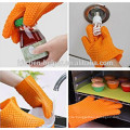 Promotion Food Grade FDA Küche Silikon Hand Handschuhe Hersteller in China / Silikon Ofen Mitt / Grillen BBQ Handschuhe